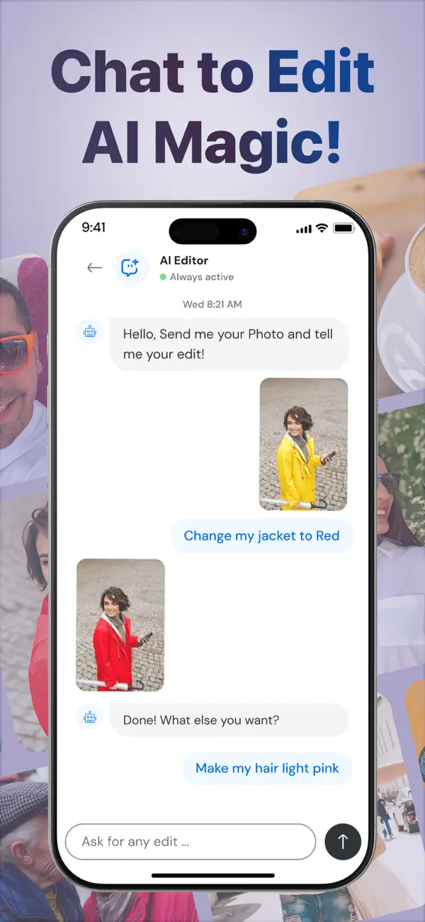 Screenshot #1 pour Chatrix: Photo edit by Chat