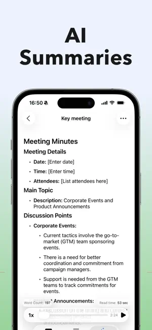 V2T: Whisper AI Transcription screenshot 3