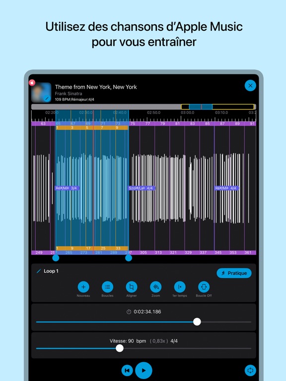 Screenshot #5 pour Music Looper - for Musicians