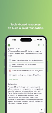 AWS SAA C03 Exam 2025 screenshot