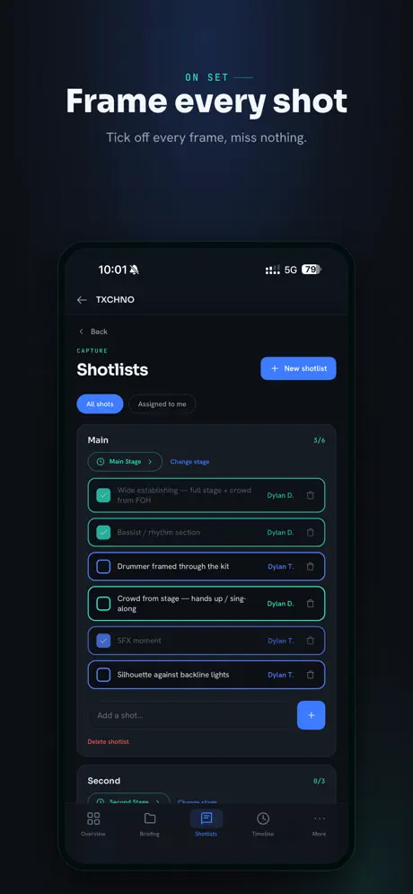 The Shotlist screenshot 3