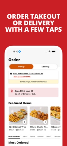 Lava Hot Chicken App iPhone screenshot