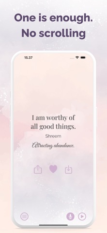 Positive affirmations & Mantra Screenshot 1 of 10
