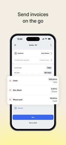Billy Accounting Software iPhone screenshot