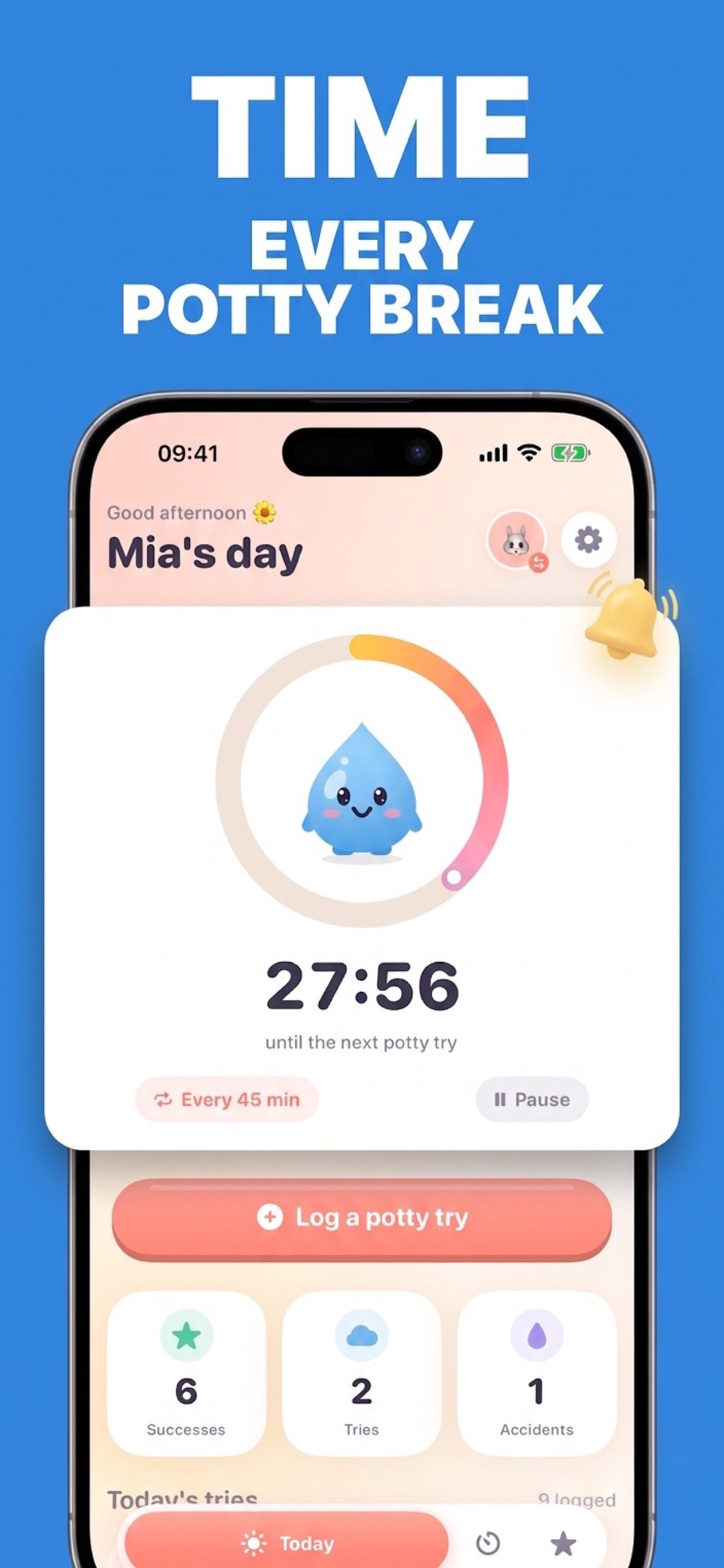 Screenshot 2 of Potty Training Timer