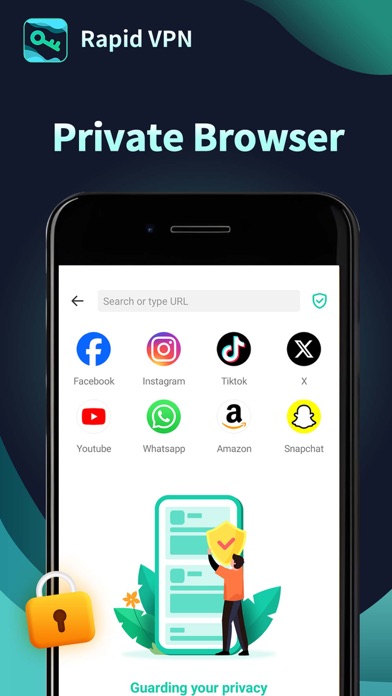 Rapid VPN - Safe Secure Proxy Screenshot