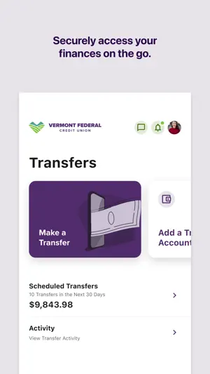 Vermont Fed CU Mobile Banking screenshot 4