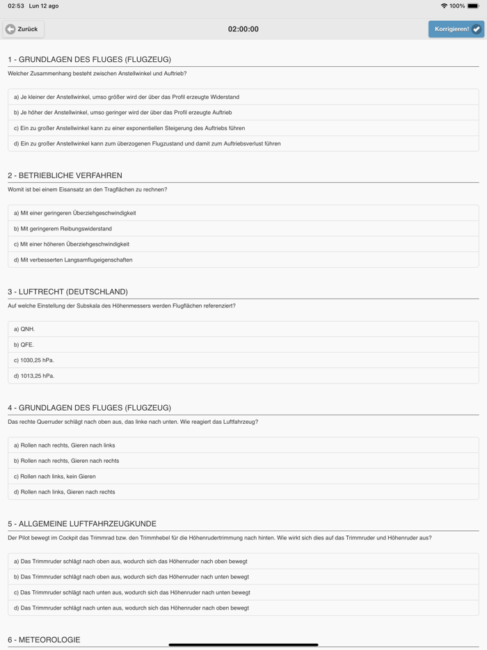 Quiz Segelflugzeug SPL