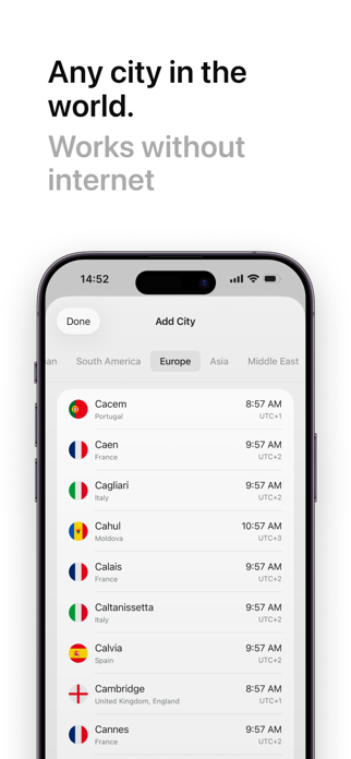 Zones - World Clock Screenshot 5 of 6