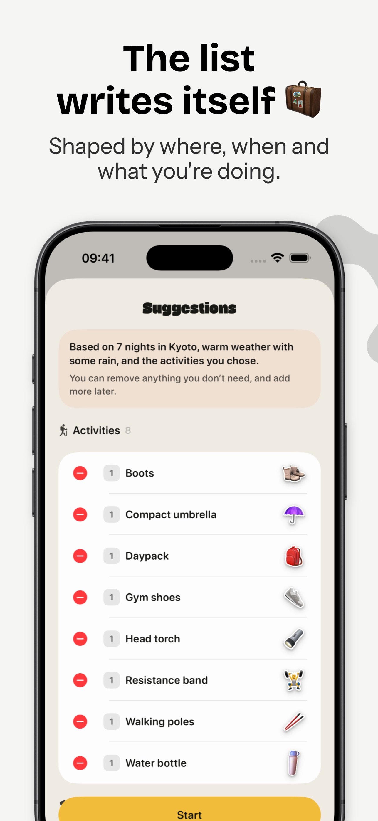 Screenshot 2 of PackUp: Holiday Packing List