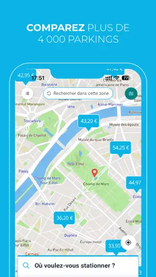 Capture d'écran de Onepark, Réservez Un Parking ! sur iPhone 3