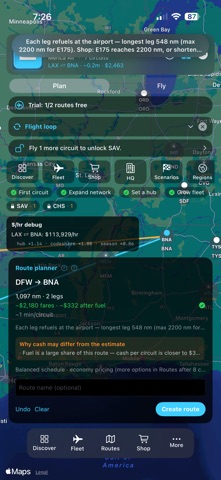 Flightline Idle Airline iPhone screenshot