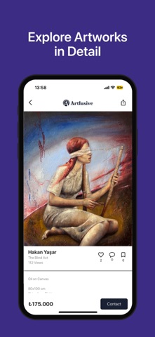 Artlusive: Sell & Collect Art iPhone screenshot