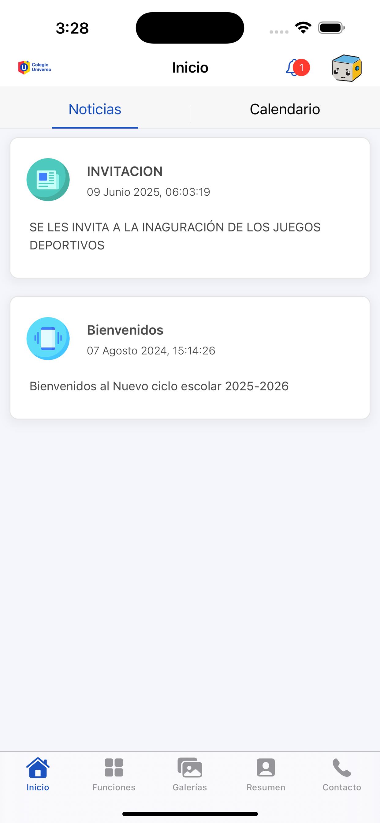Colegio Universo screenshot 3