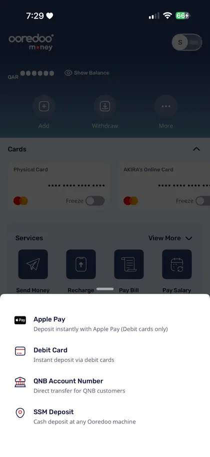 Screenshot 5 von 6 zu Ooredoo Money