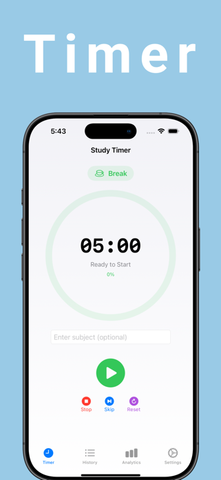 Study Timer For Student Screenshot 1 of 3