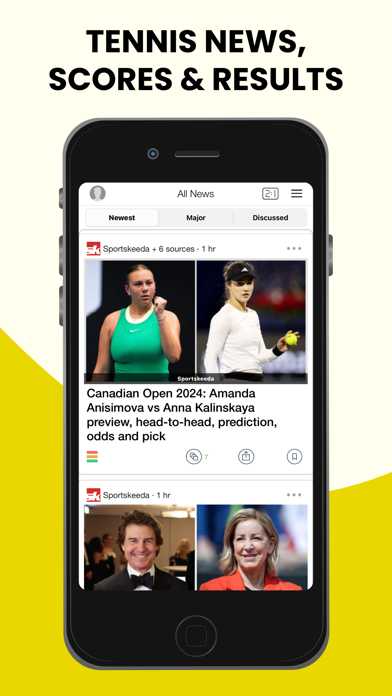 Screenshot #1 pour Tennis News, Scores & Results