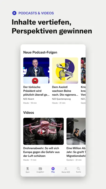 NZZ Nachrichten screenshot 7 of 9