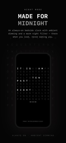 LEXIS - Word Clock Live Widget Screenshot 8 of 10