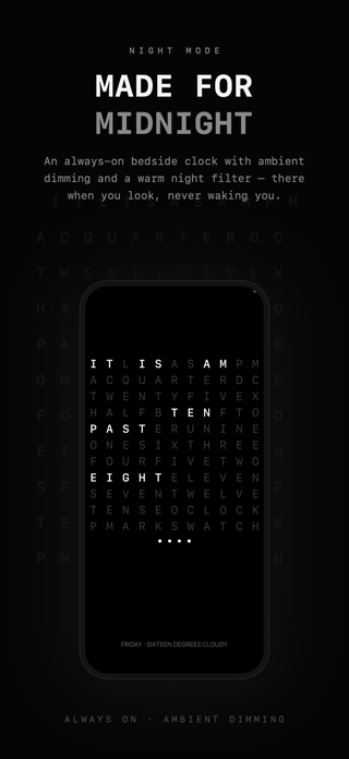 LEXIS - Word Clock Live Widget Screenshot 8 of 10