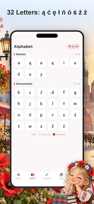 Learn Polish Alphabet ABC screenshot 2