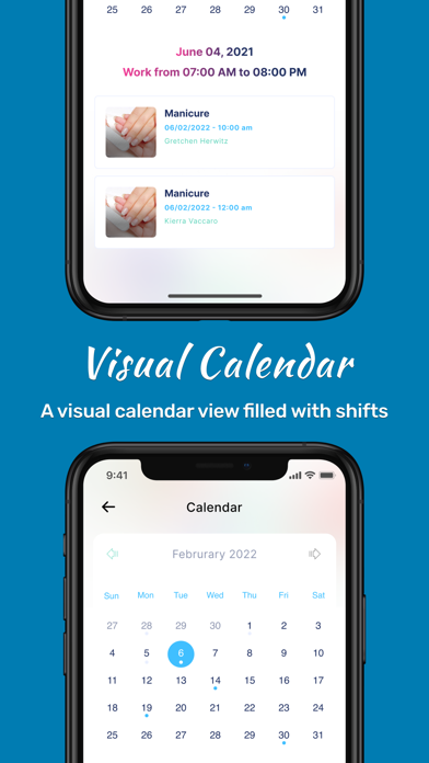 Salonbookly Staff Screenshot