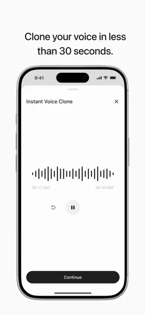 ElevenLabs: AI Voice Generator iPhone screenshot 4