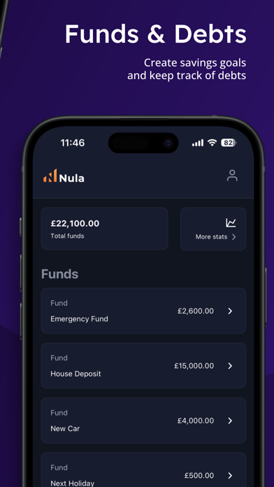 Nula - Personal Budget Planner Screenshot