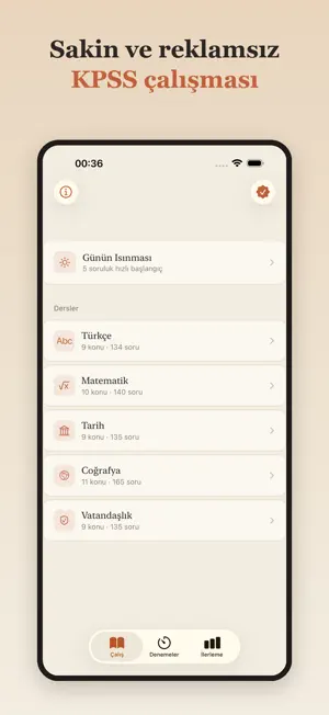 KPSS 2026 Konu ve Deneme screenshot 1