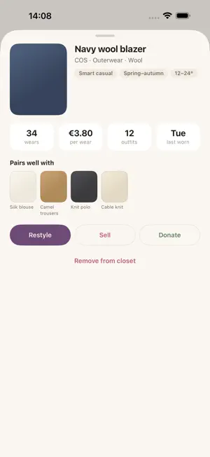 Outfit Planner: ClosetKind screenshot 4