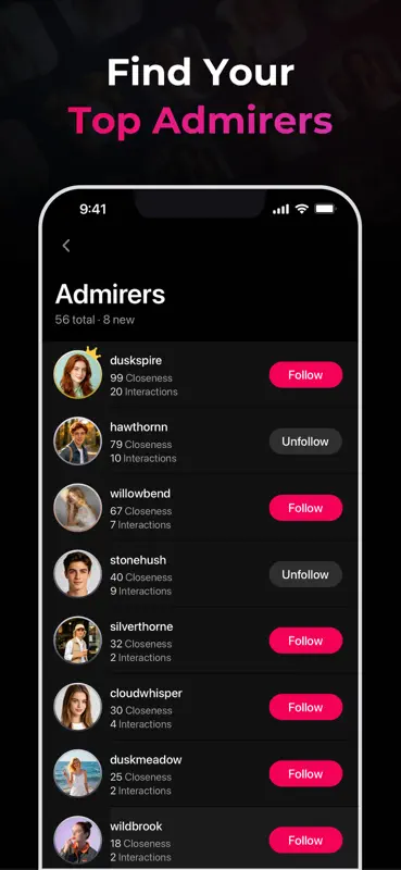 Followers+ Unfollowers Tracker screenshot 3 of 8