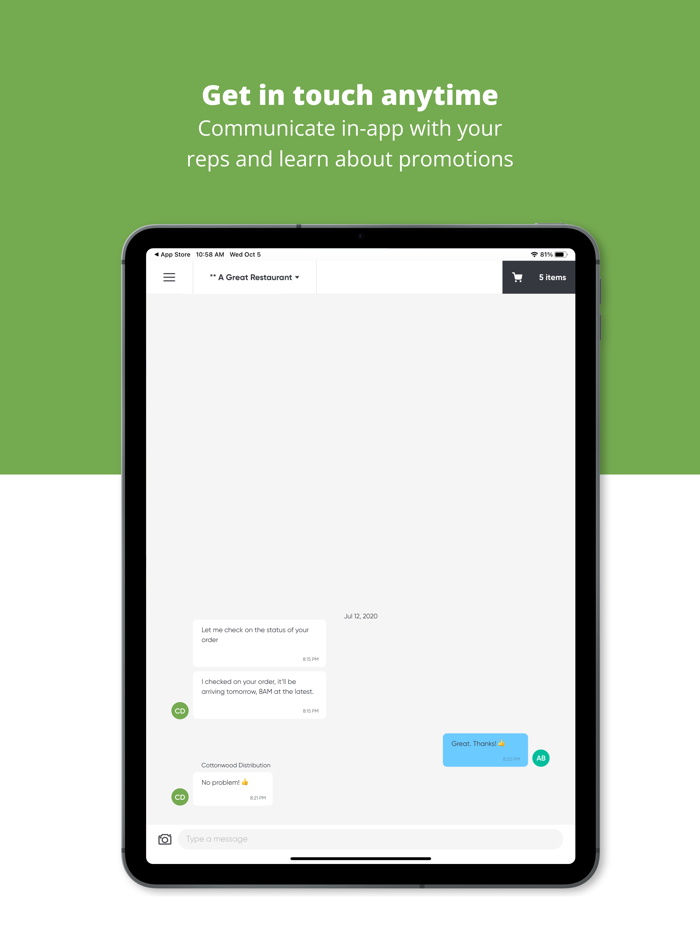 Cottonwood Distribution