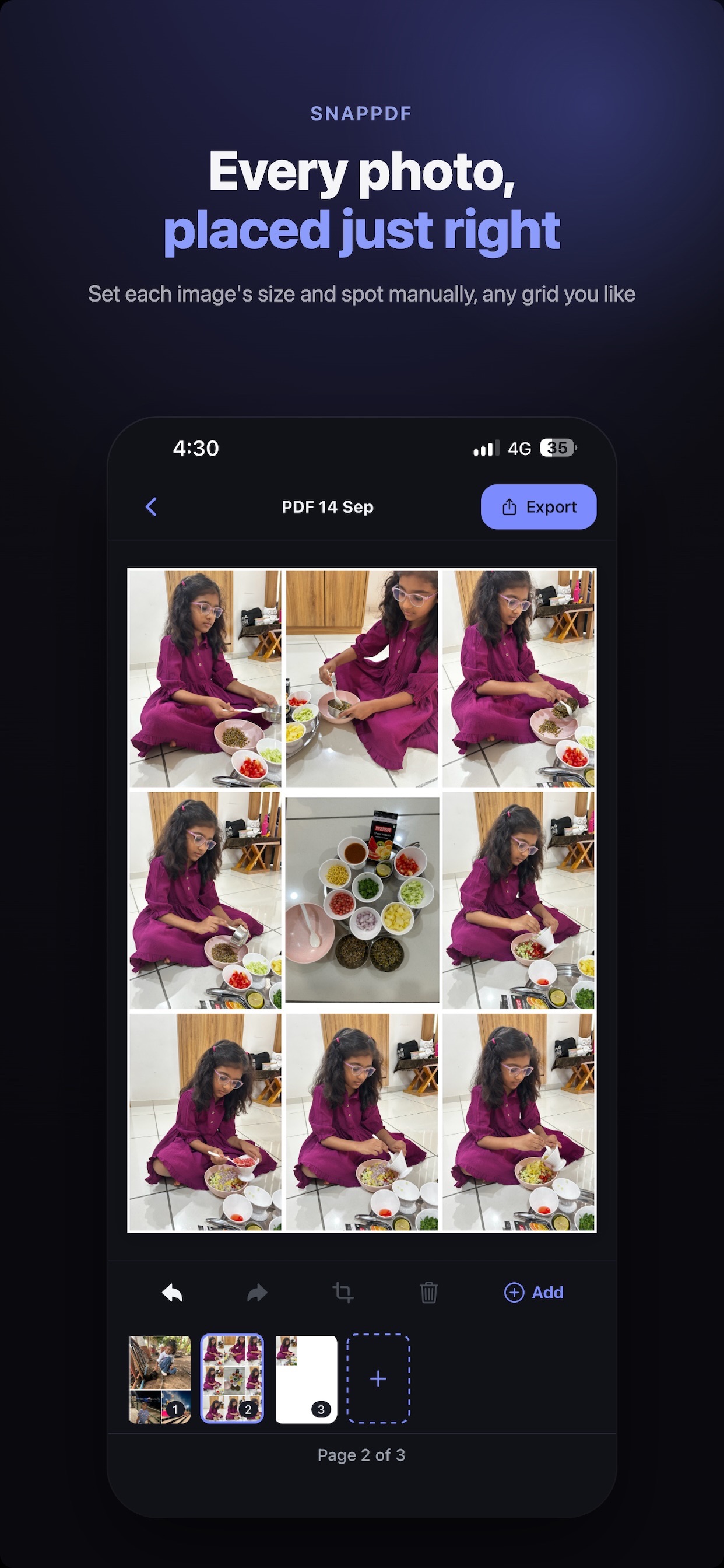 Screenshot 6 of Multiple Images to PDF