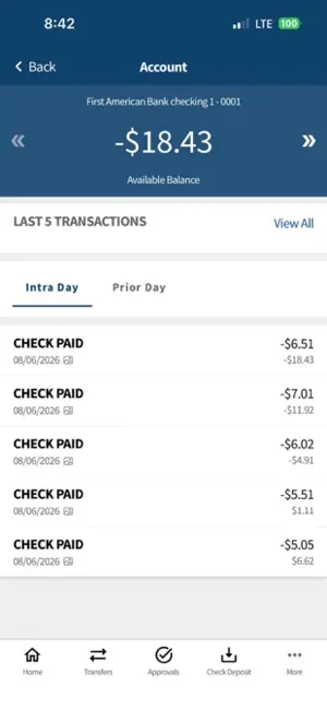 First American Bank eBiz screenshot 3