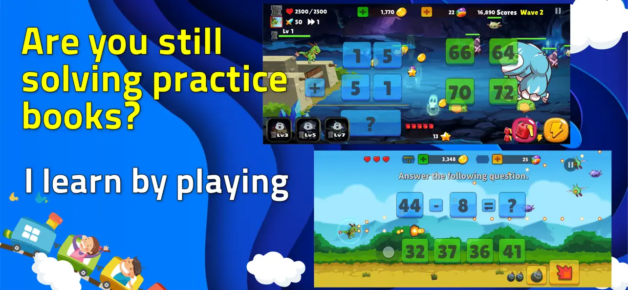 Screenshot #1 pour Dragon Math: Play Game & Learn