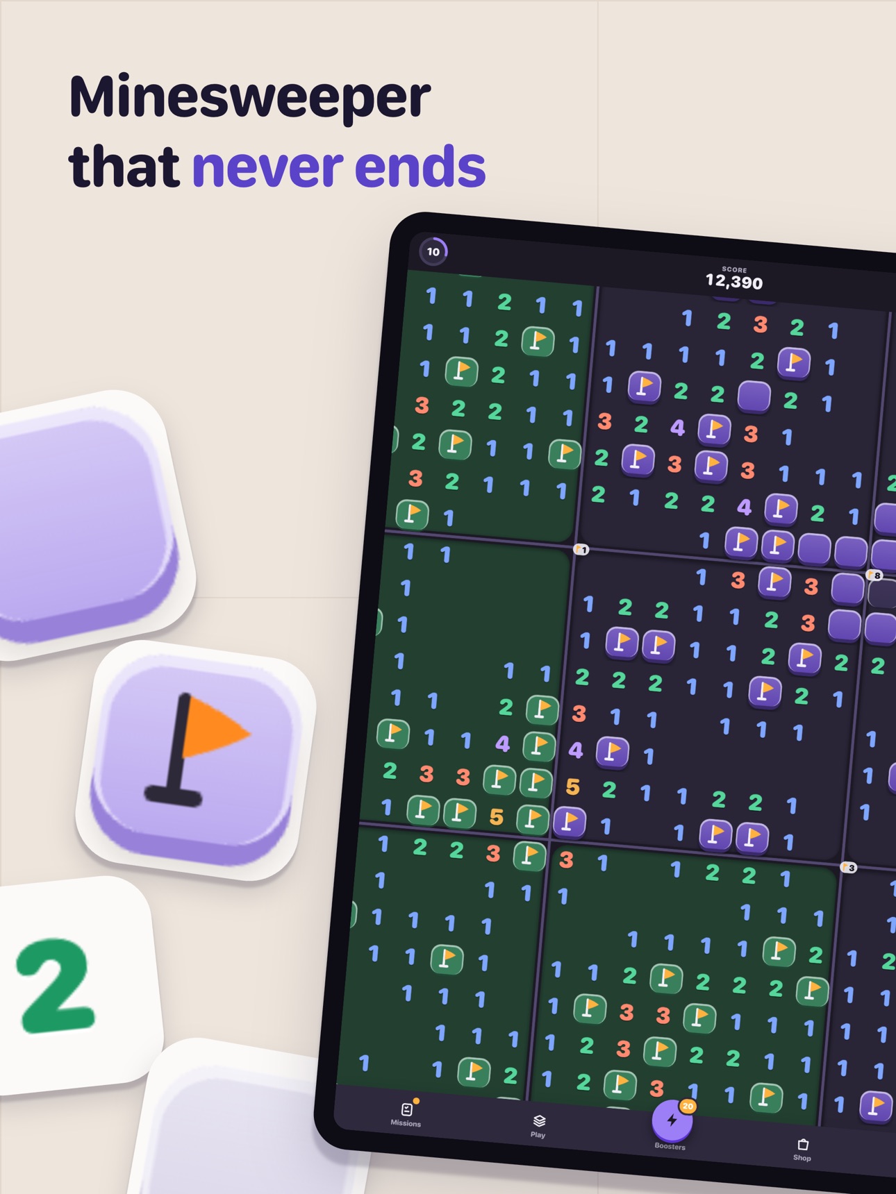 Screenshot 7 of Endless MineSweeper: Classic