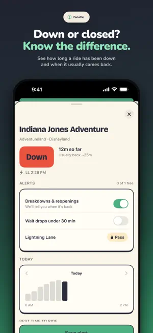 ParksPal: Wait & Dining Alerts screenshot 2