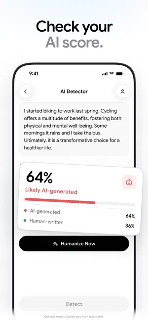 Humanize, Rewrite & Detect AI screenshot 4
