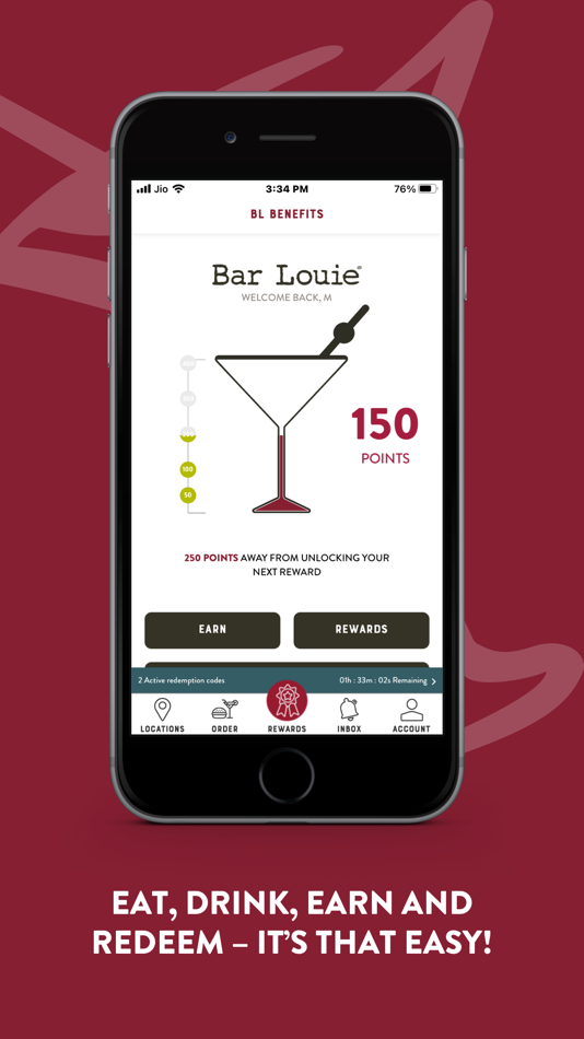 #2. Bar Louie Rewards (iOS) 由: BL Restaurant Operations, LLC(TX)