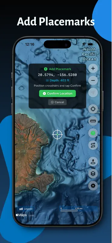 Hawaii Ocean Map screenshot 4 of 10