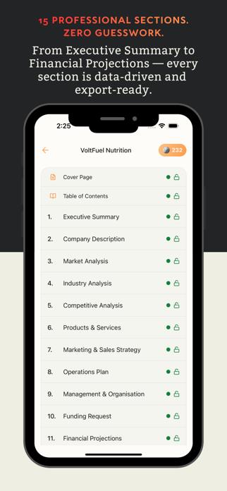 Talonoid — Business Plan Maker Screenshot 4 of 10