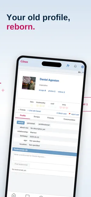 Ginza: Rede Social do Orkut screenshot 2