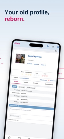 Ginza: Rede Social do Orkut screenshot