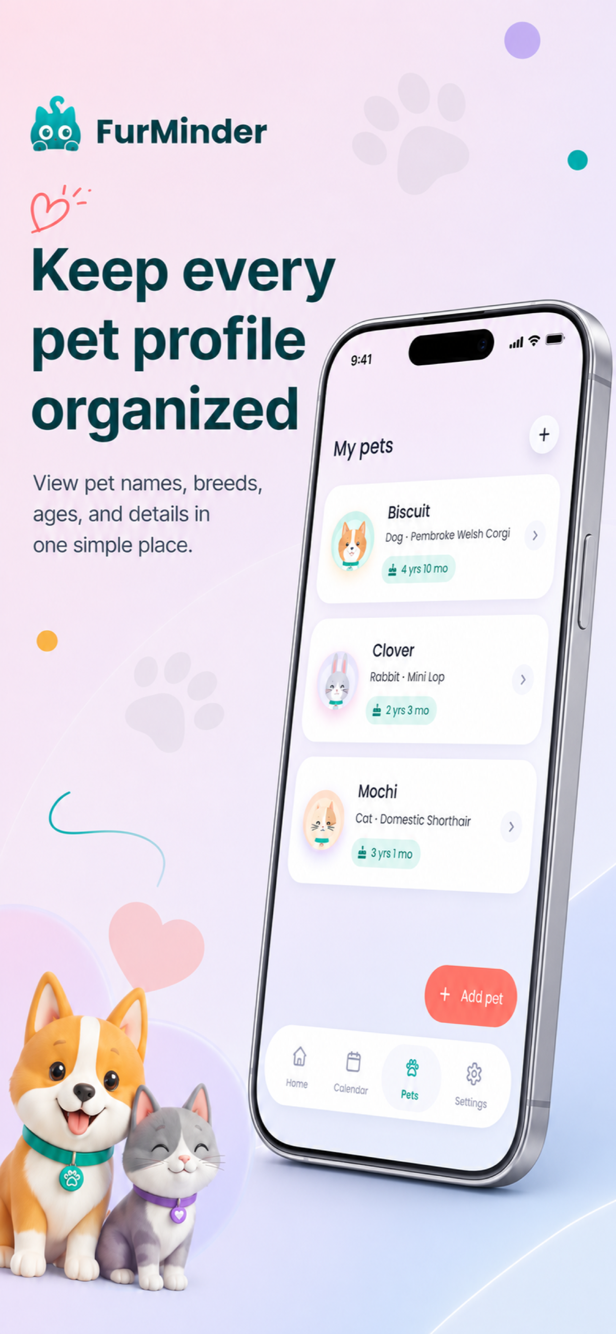 FurMinder: Pet Care