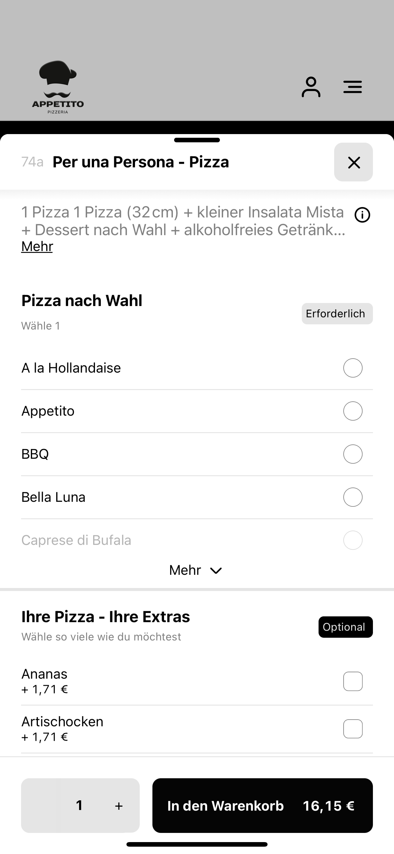 Appetito Pizzeria Straubing screenshot 4