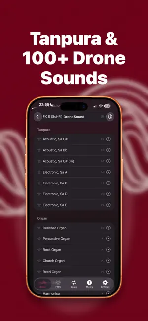Fifths: Drone Tone Generator screenshot 2