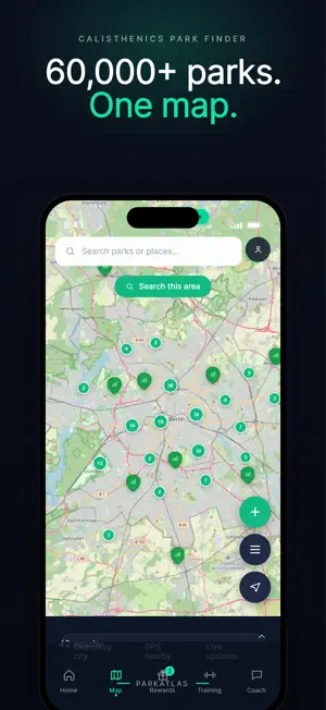 Calisthenics Park Finder screenshot 2
