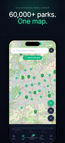 Calisthenics Park Finder screenshot