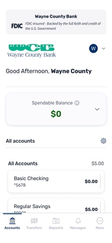 WCB Mobile Banking Screenshot 2 of 6
