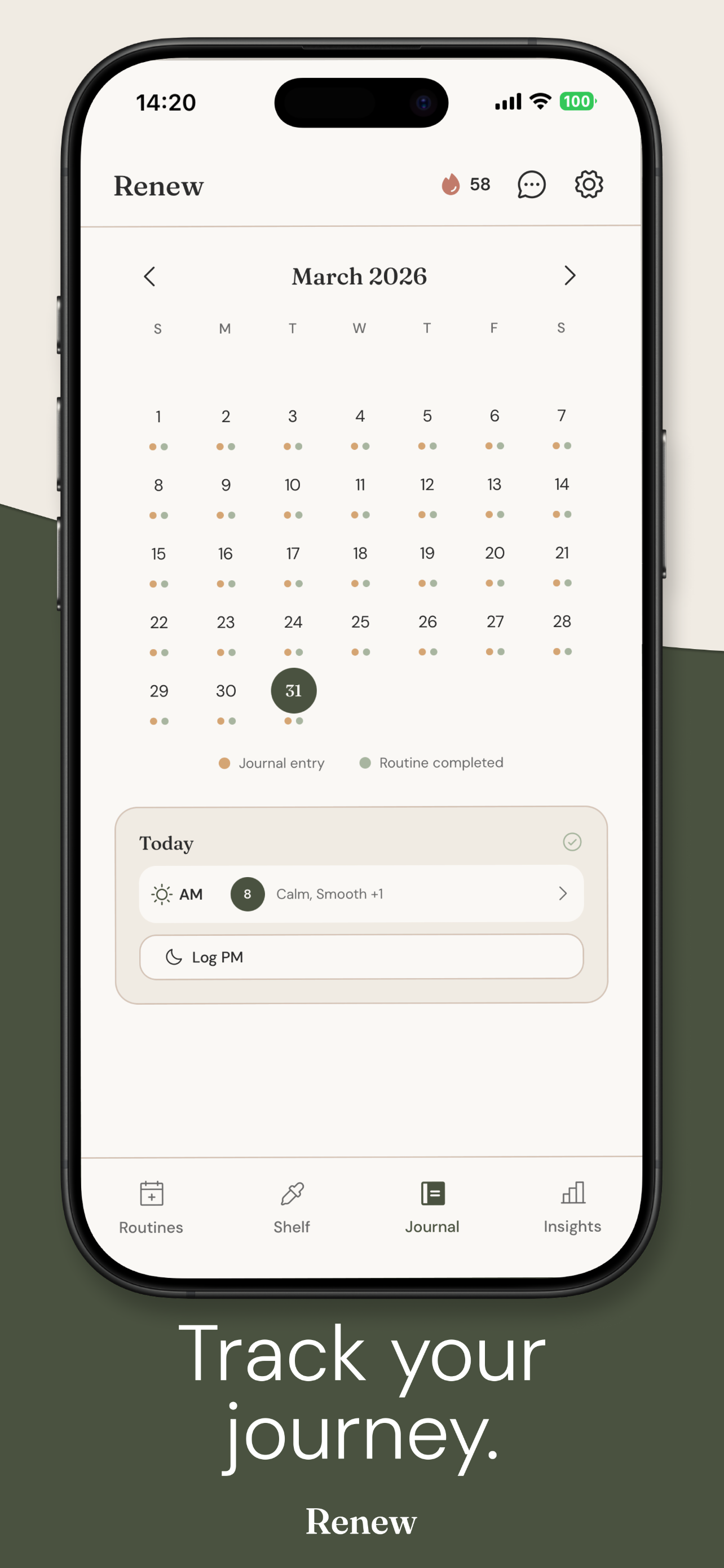 Renew - Skincare Tracker